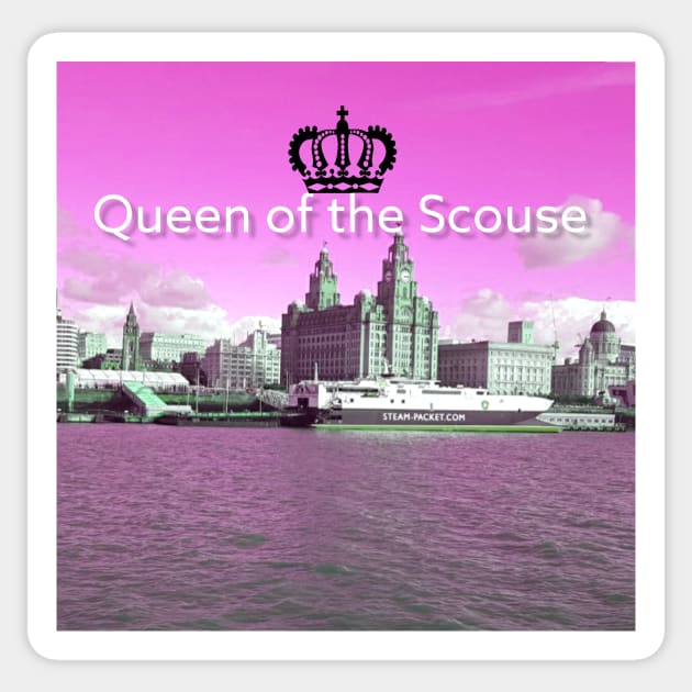 Liverpool Queen Sticker by scouserian